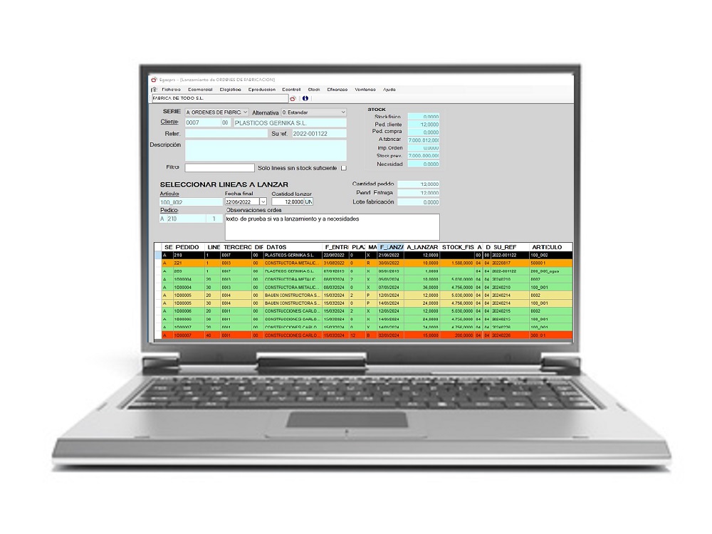 Automatizaciones Egespro 2024. Colorimetria